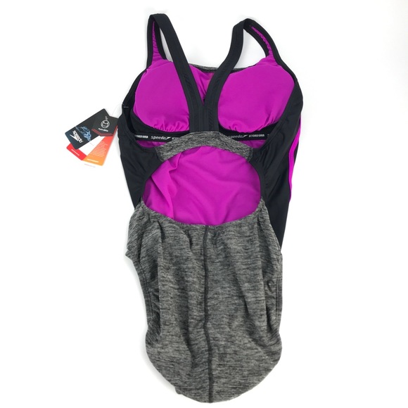Speedo Women's Quantum Splice One Piece Swimsuit - Picture 4 of 8